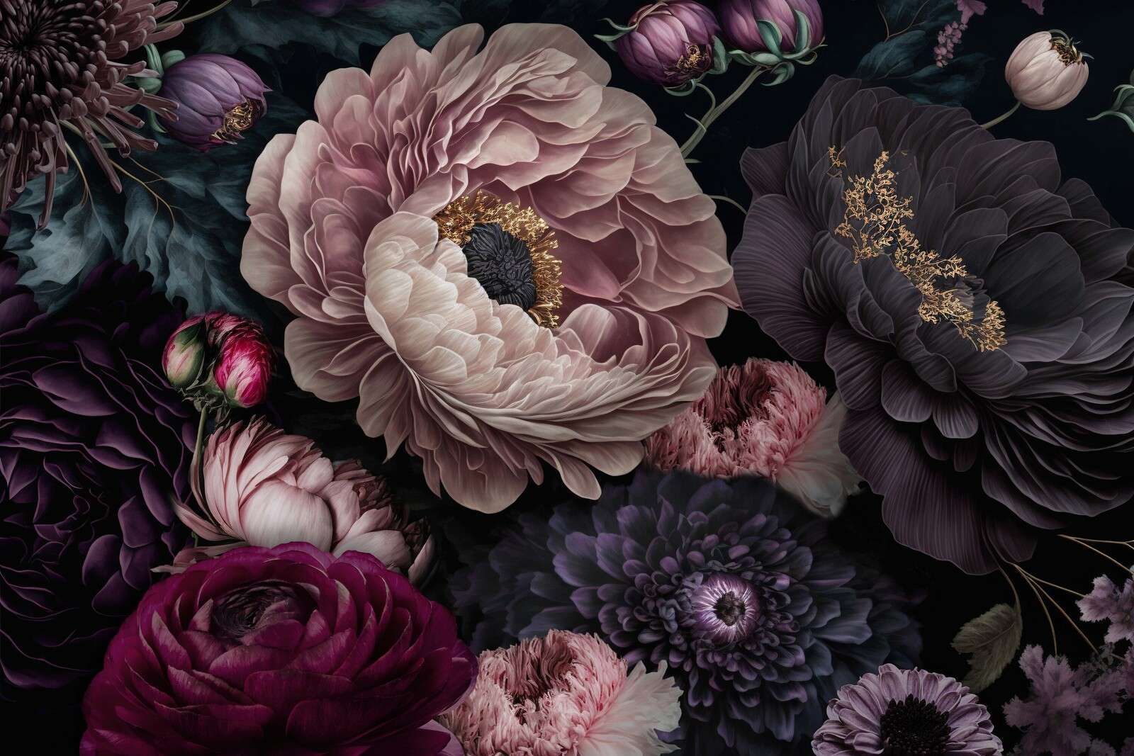 Nastrojowa kwiatowa fantazja