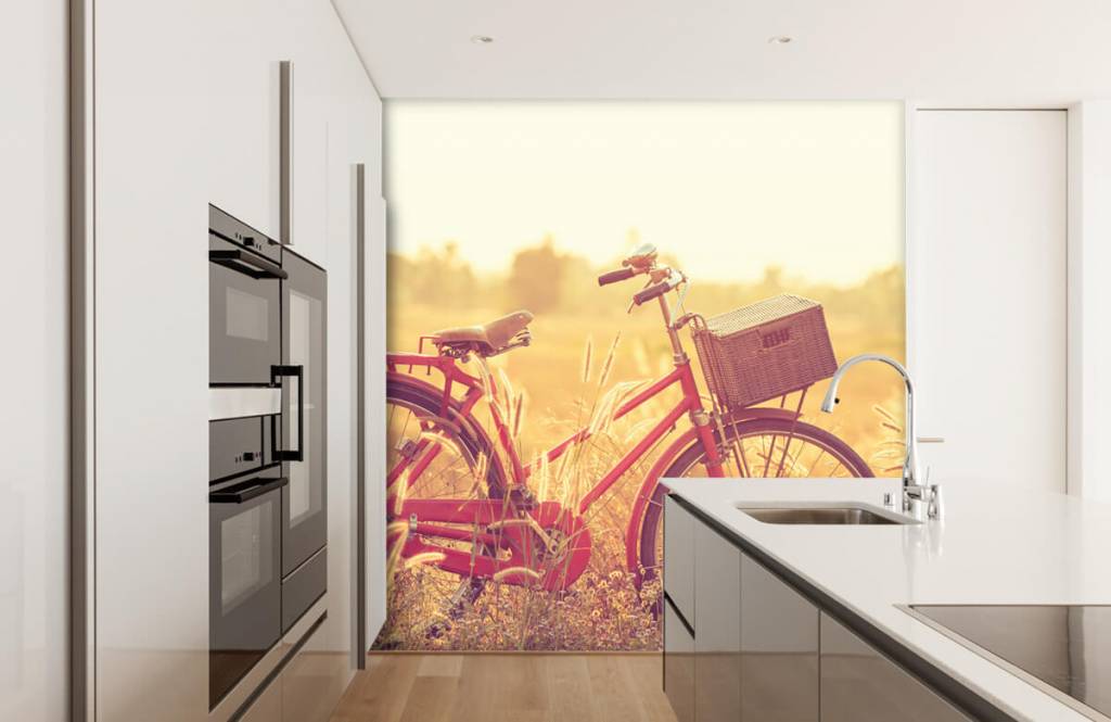 Landscape Wallpaper - Vintage fiets - Slaapkamer 3
