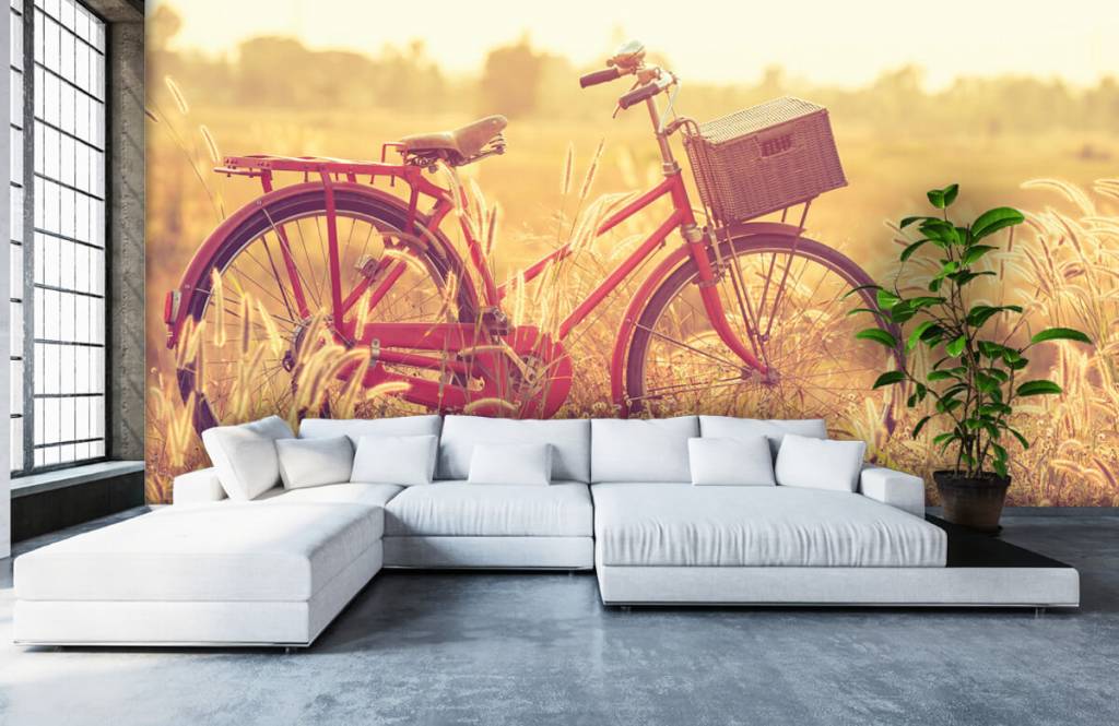Landscape Wallpaper - Vintage fiets - Slaapkamer 5