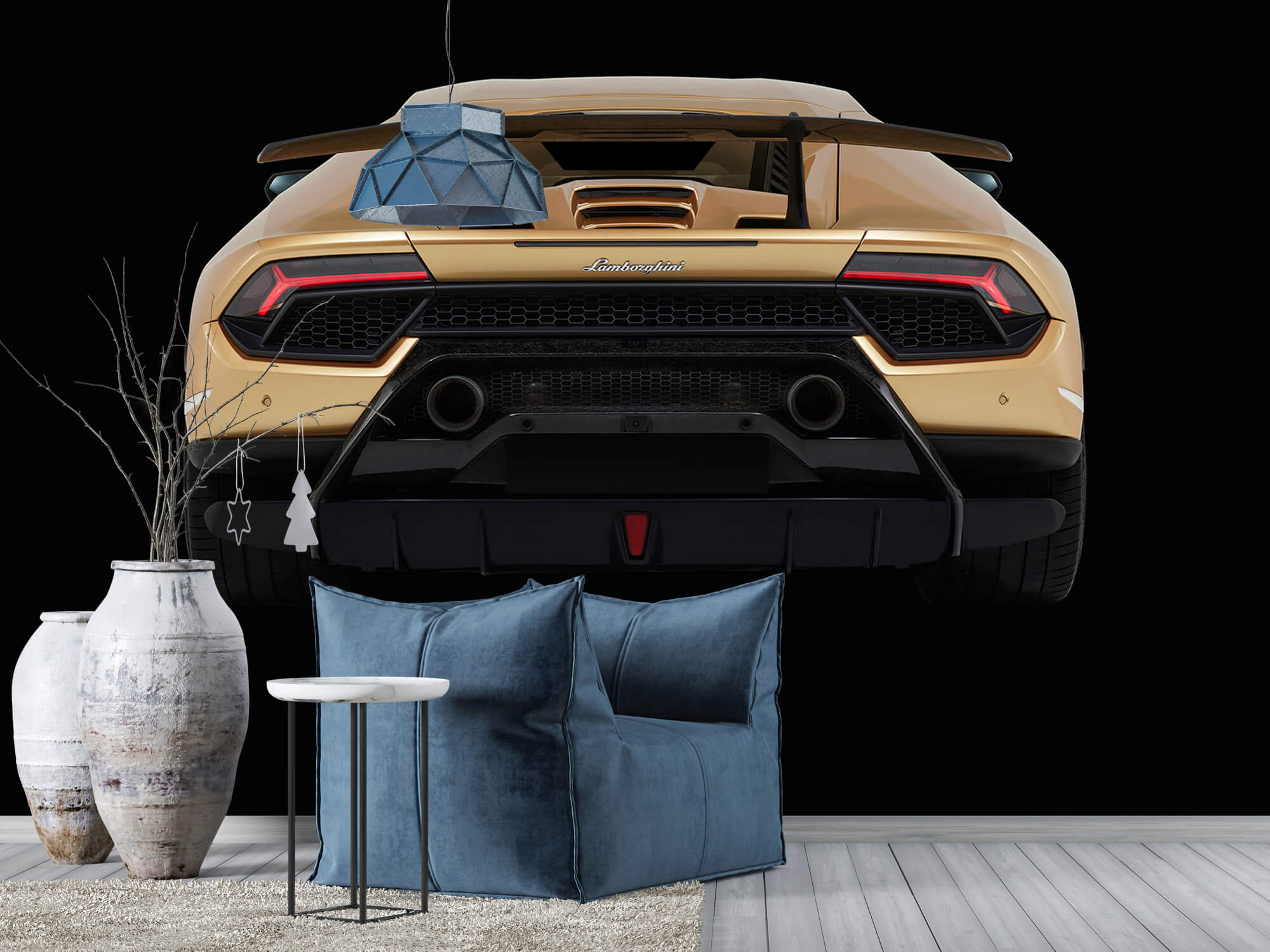 Wallpaper Lamborghini Huracán - Tył, czarny 8