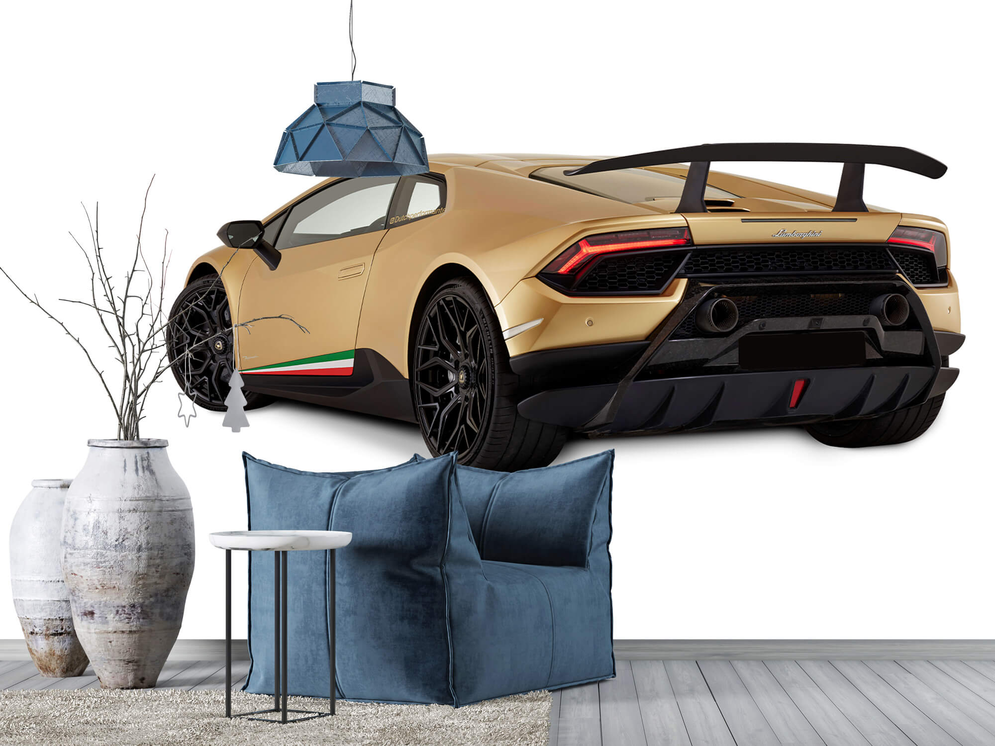 Wallpaper Lamborghini Huracán - Lewa tylna strona, biały 5
