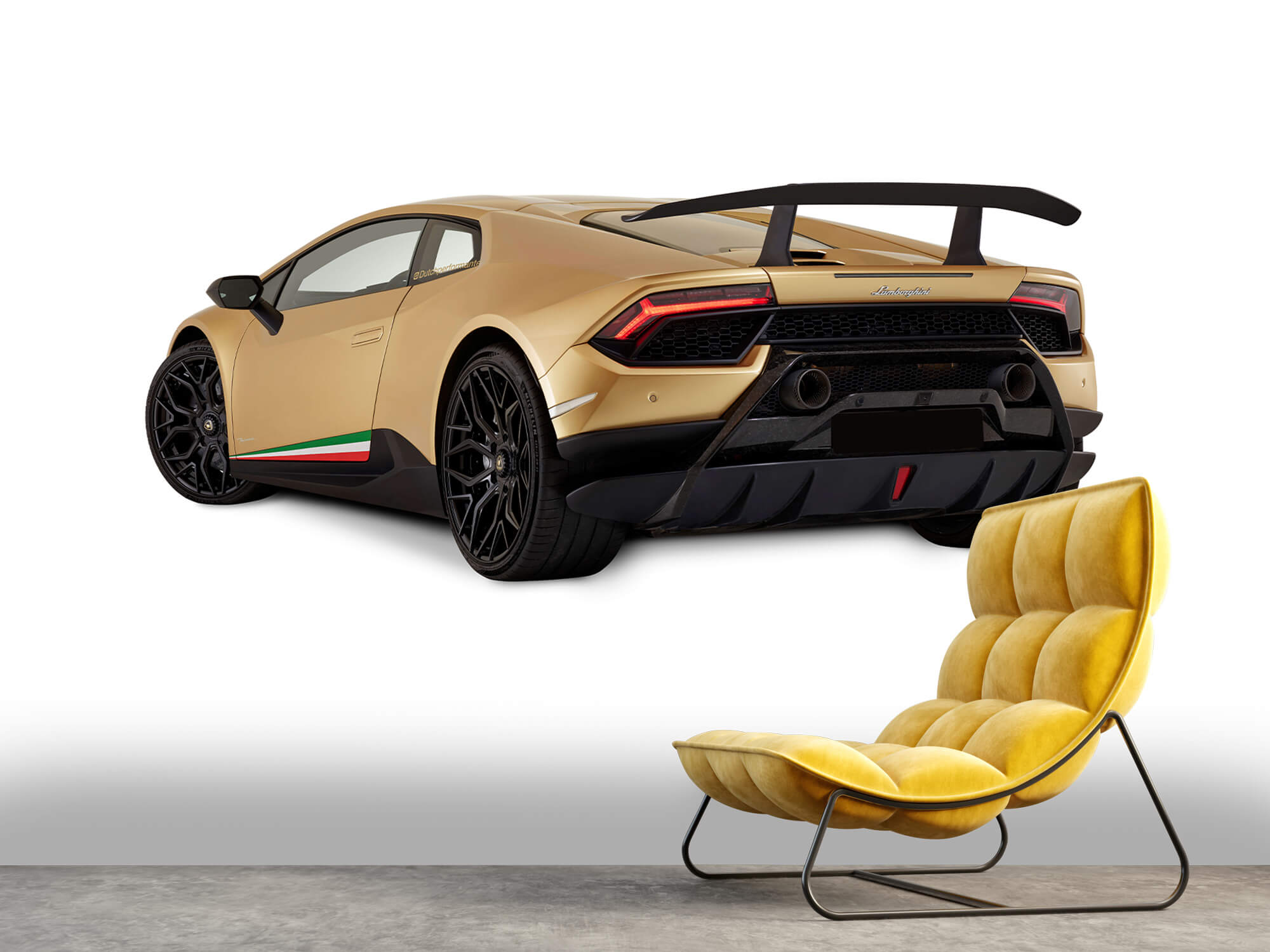 Wallpaper Lamborghini Huracán - Lewa tylna strona, biały 11