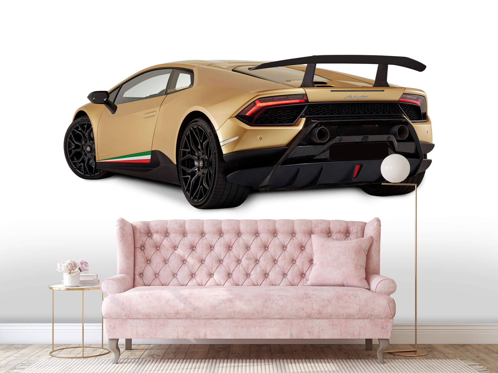 Wallpaper Lamborghini Huracán - Lewa tylna strona, biały 13