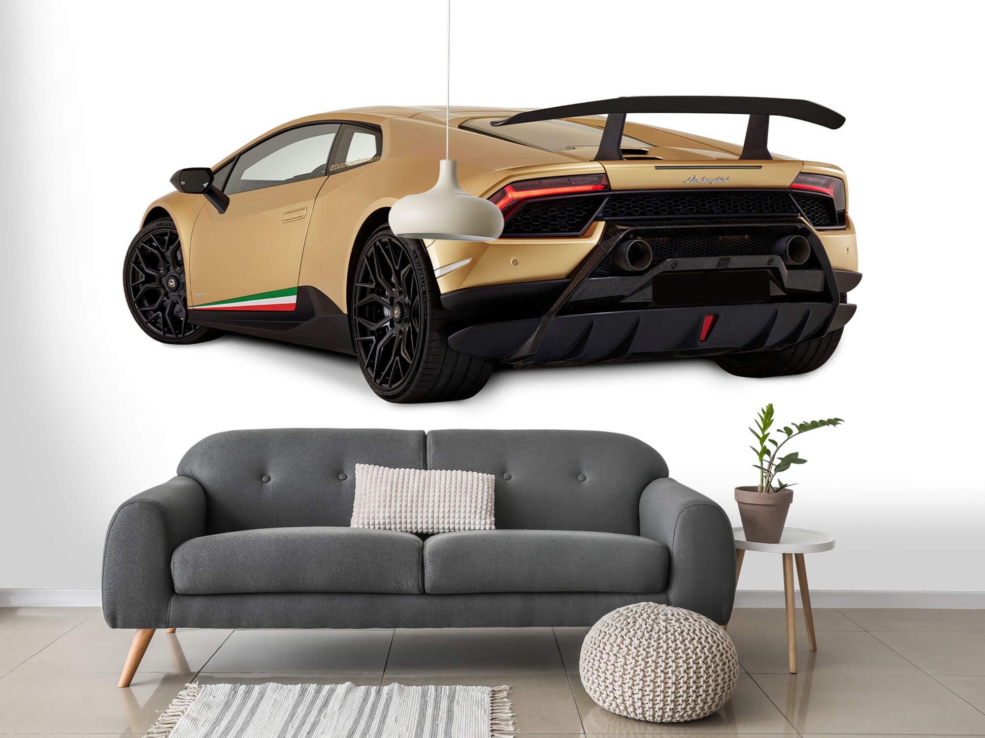 Wallpaper Lamborghini Huracán - Lewa tylna strona, biały 15
