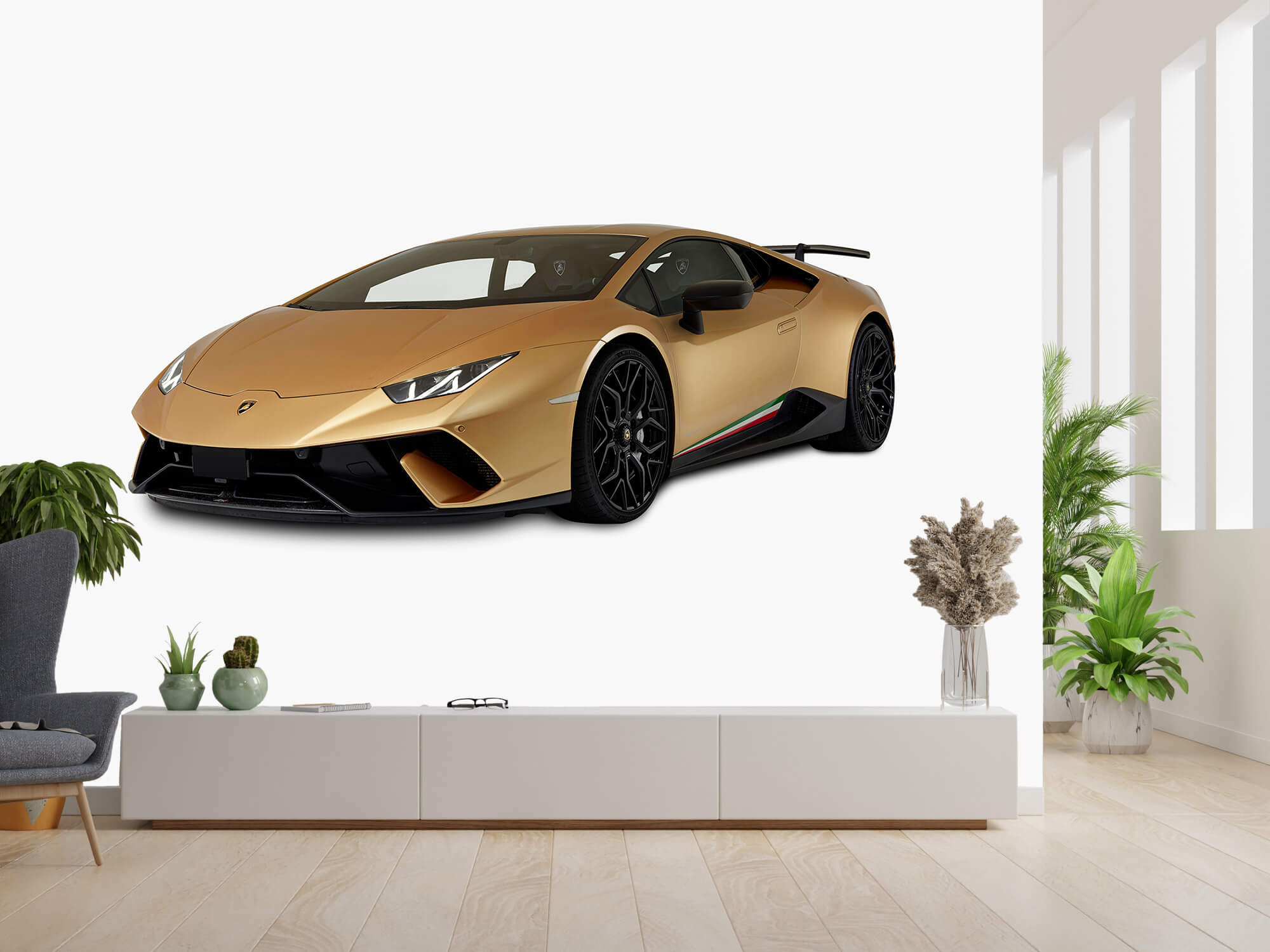 Wallpaper Lamborghini Huracán - Prawy przód, biały 14