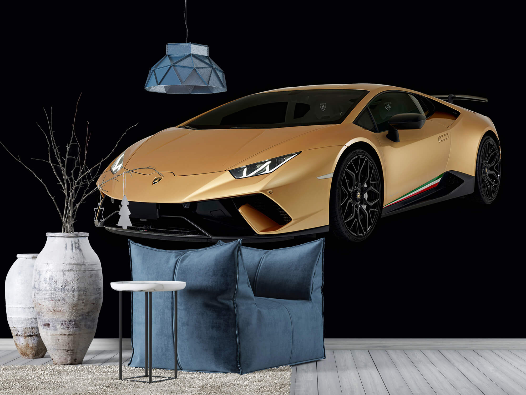 Wallpaper Lamborghini Huracán - Prawy przód, czarny 10