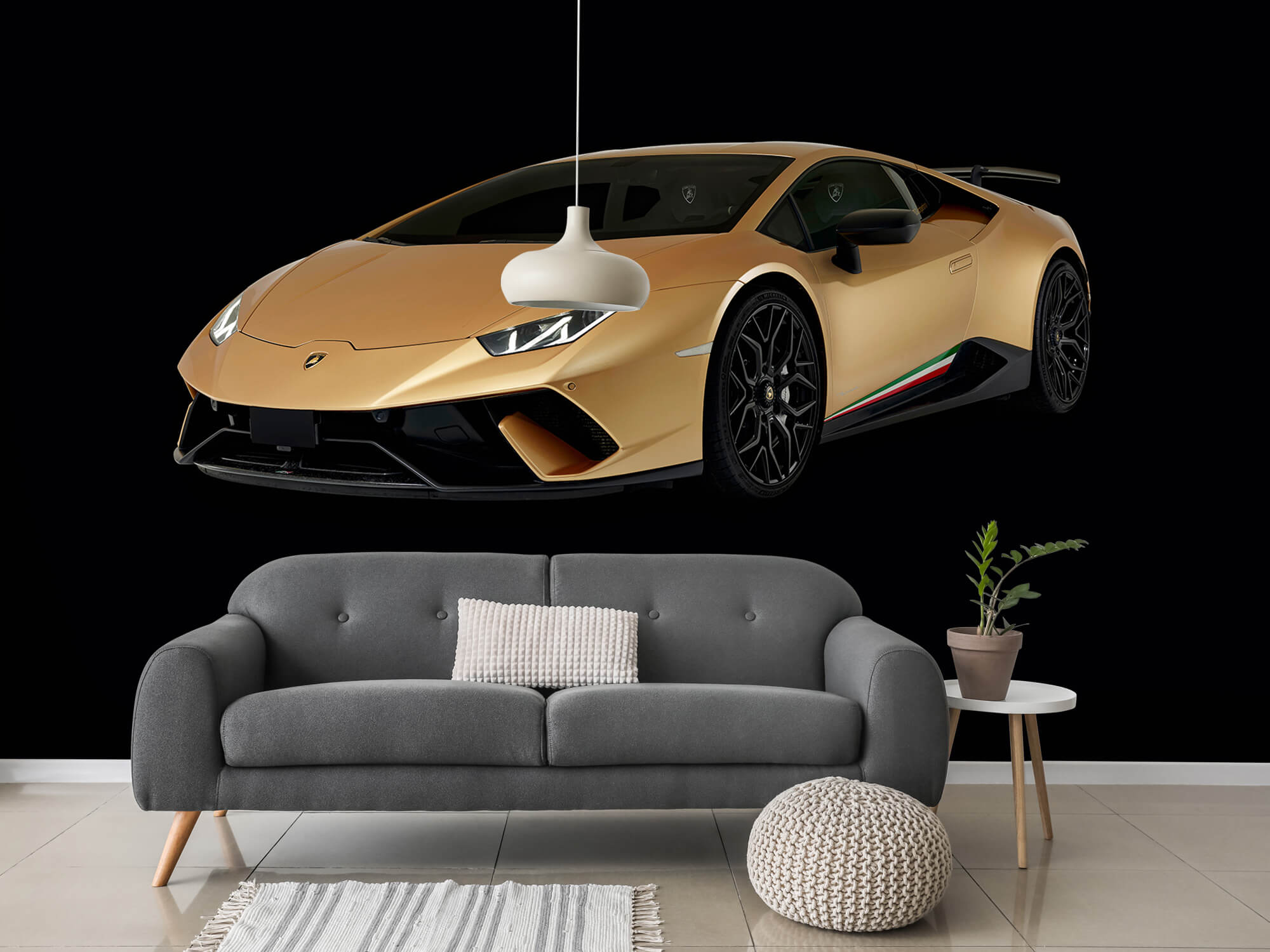 Wallpaper Lamborghini Huracán - Prawy przód, czarny 15