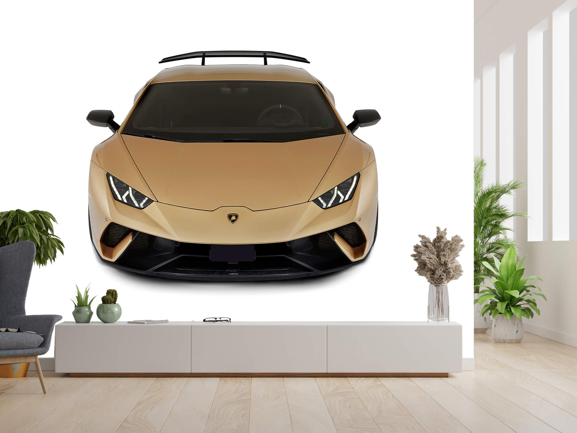 Wallpaper Lamborghini Huracán - Przód od góry, biały 4