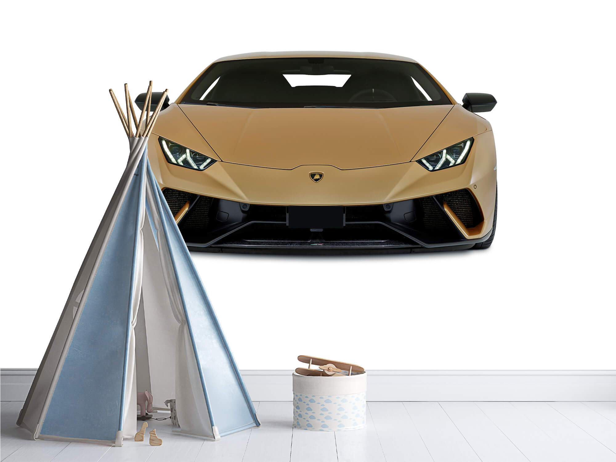 Wallpaper Lamborghini Huracán - Przód, biały 9