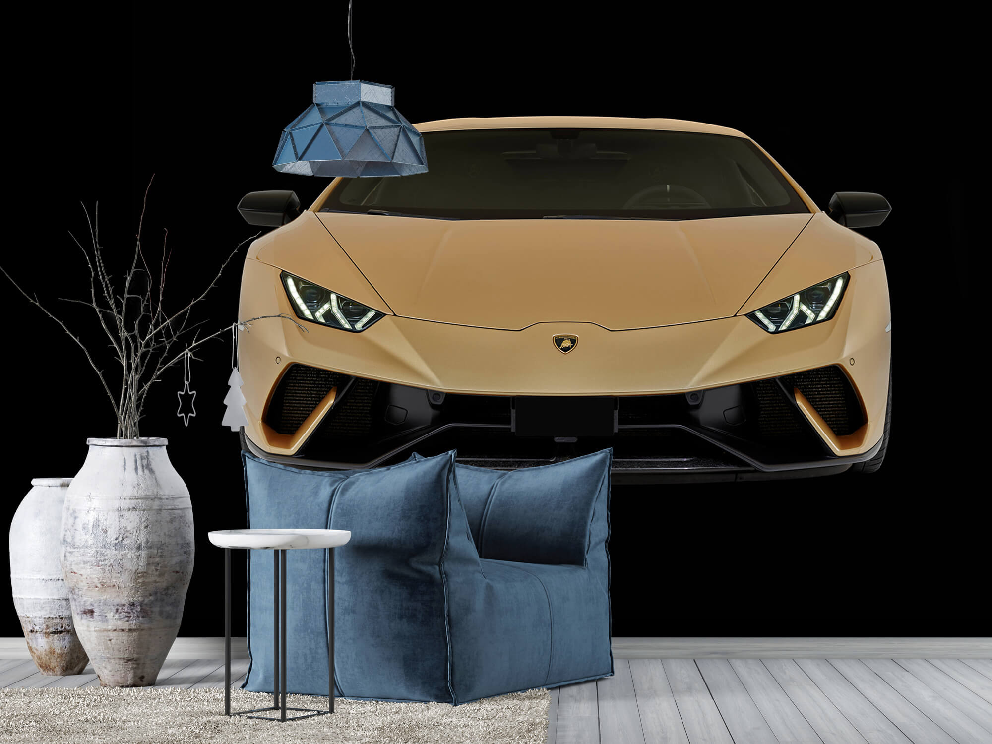 Wallpaper Lamborghini Huracán - Przód, czarny 10