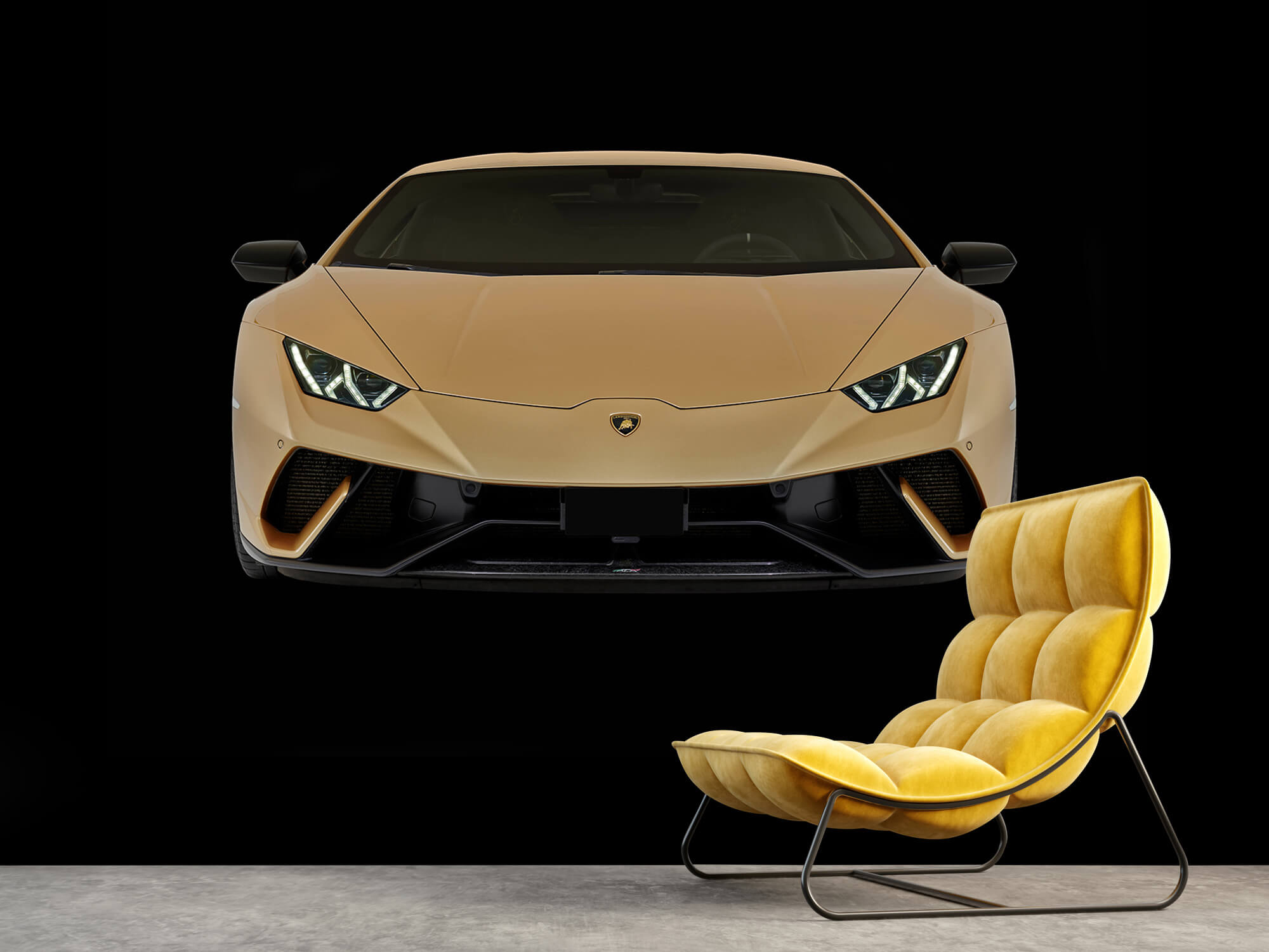 Wallpaper Lamborghini Huracán - Przód, czarny 4