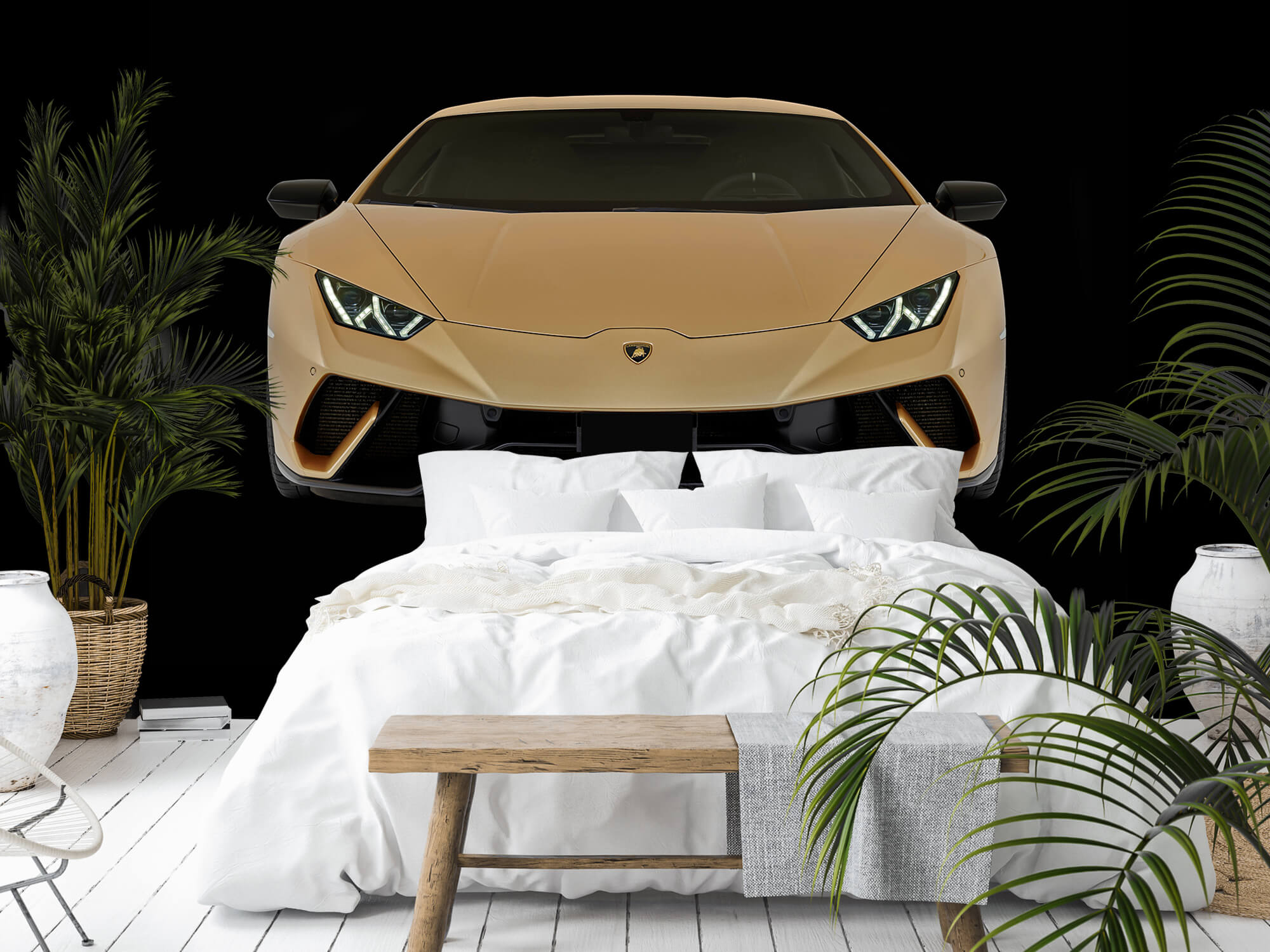 Wallpaper Lamborghini Huracán - Przód, czarny 11