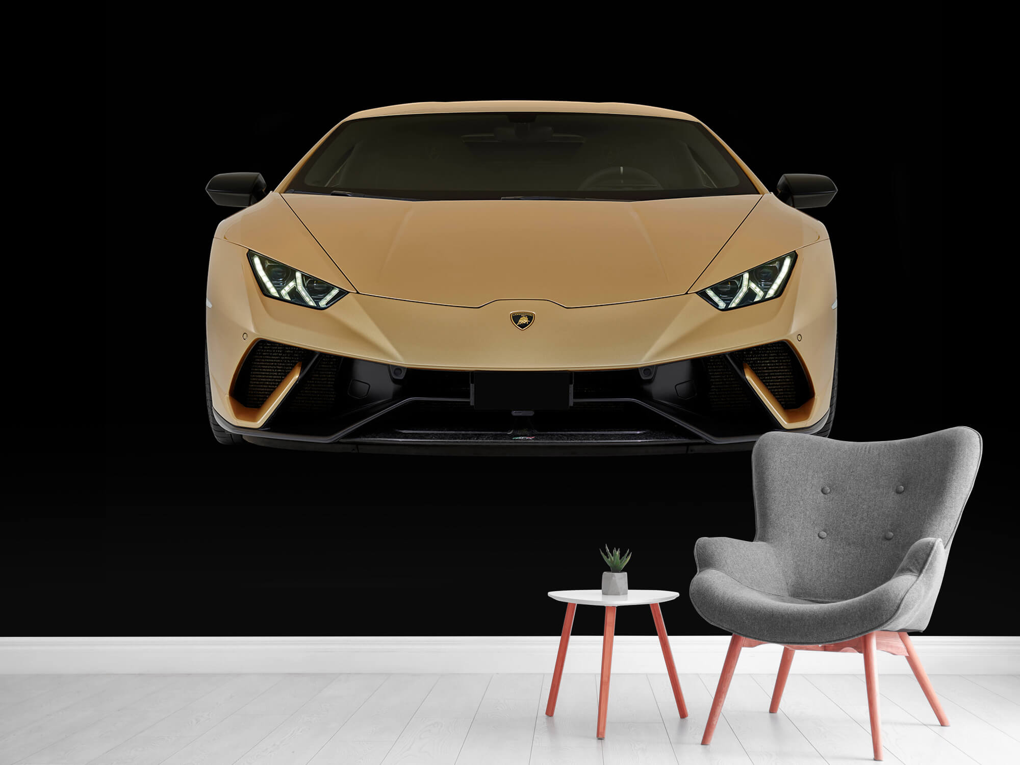 Wallpaper Lamborghini Huracán - Przód, czarny 12