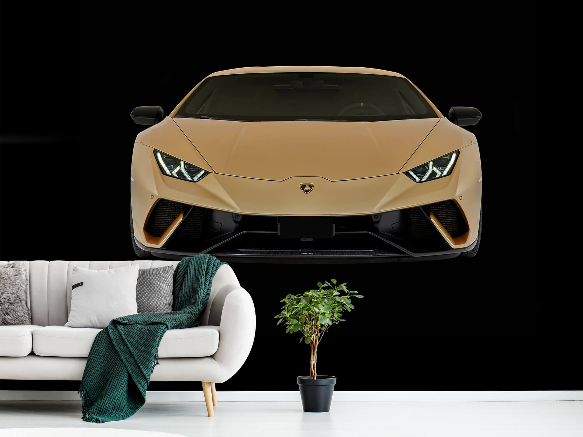 Wallpaper Lamborghini Huracán - Przód, czarny 1