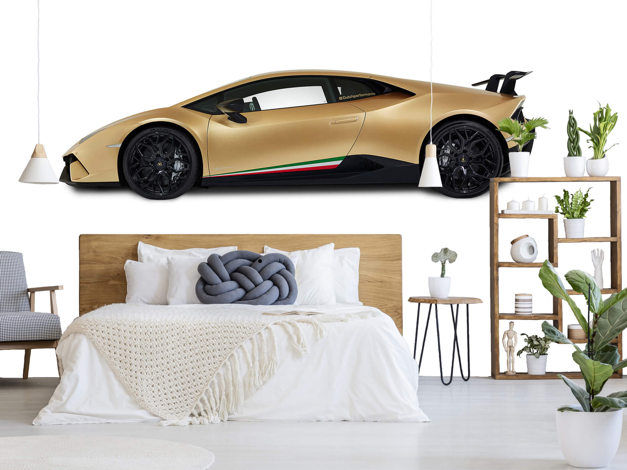 Wallpaper Lamborghini Huracán - Bok, biały 8