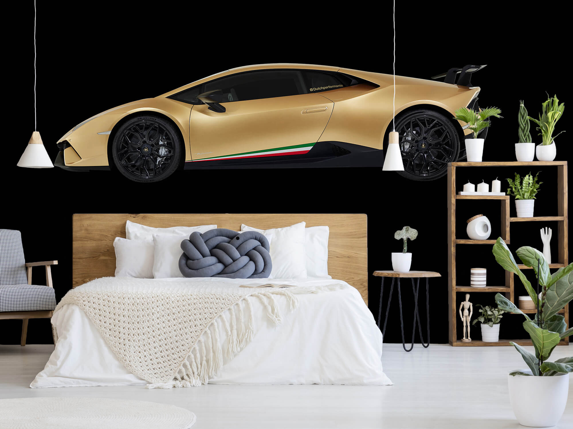 Wallpaper Lamborghini Huracán - Bok, czarny 5
