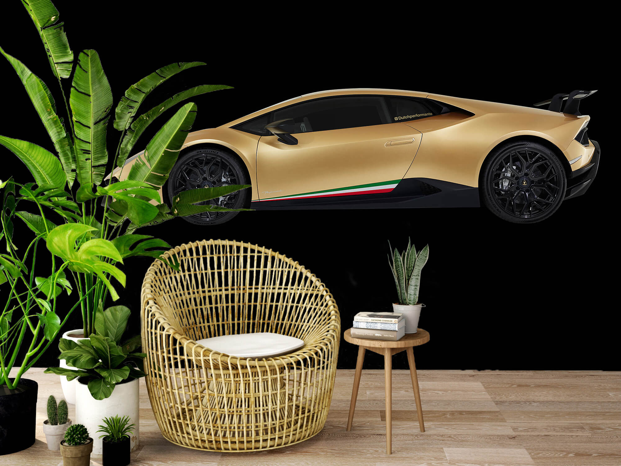 Wallpaper Lamborghini Huracán - Bok, czarny 7