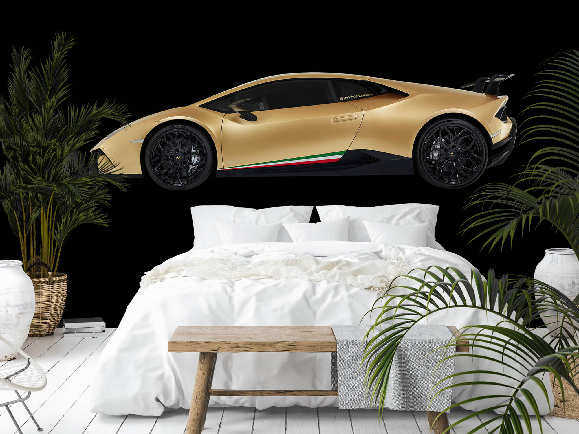 Wallpaper Lamborghini Huracán - Bok, czarny 4