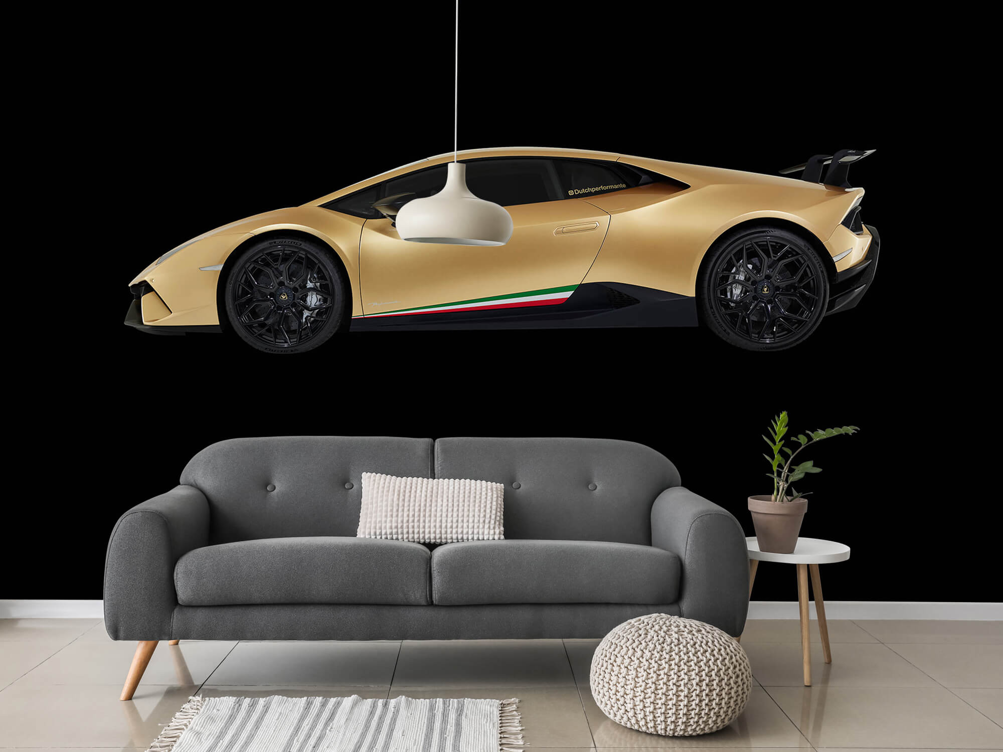 Wallpaper Lamborghini Huracán - Bok, czarny 15